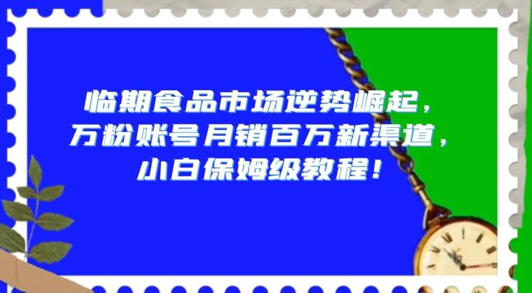 临期食品市场逆势崛起，万粉账号月销百万新渠道，小白保姆级教程【揭秘】-蜜桃网创