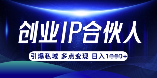 云帆·创业ip合伙人打造3.0，从0到1教你做网创，实现月入过W-蜜桃网创