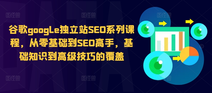 谷歌google独立站SEO系列课程，从零基础到SEO高手，基础知识到高级技巧的覆盖-蜜桃网创