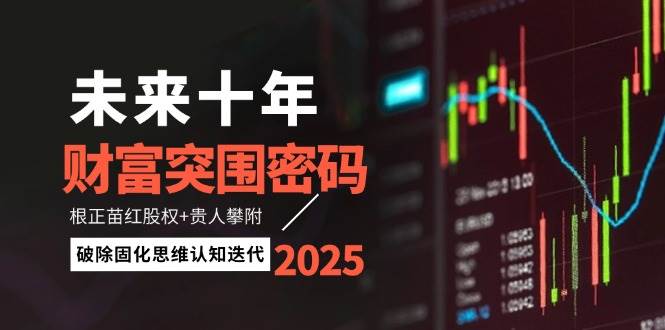 未来十年财富突围密码：根正苗红股权+贵人攀附，破除固化思维认知迭代-蜜桃网创