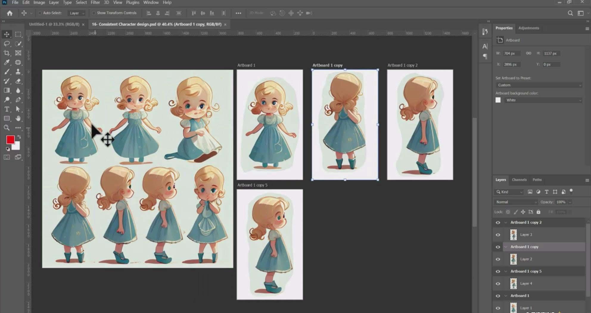 图片[7]-掌握 MidJourney V5 AI + ChatGPT创建一致的角色设计图像-22节课-中英字幕-蜜桃网创