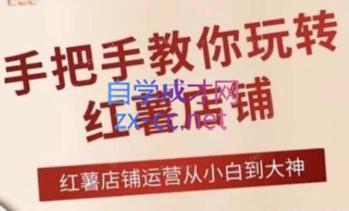 海燕老师·2024手把手教你玩转红薯店铺-蜜桃网创