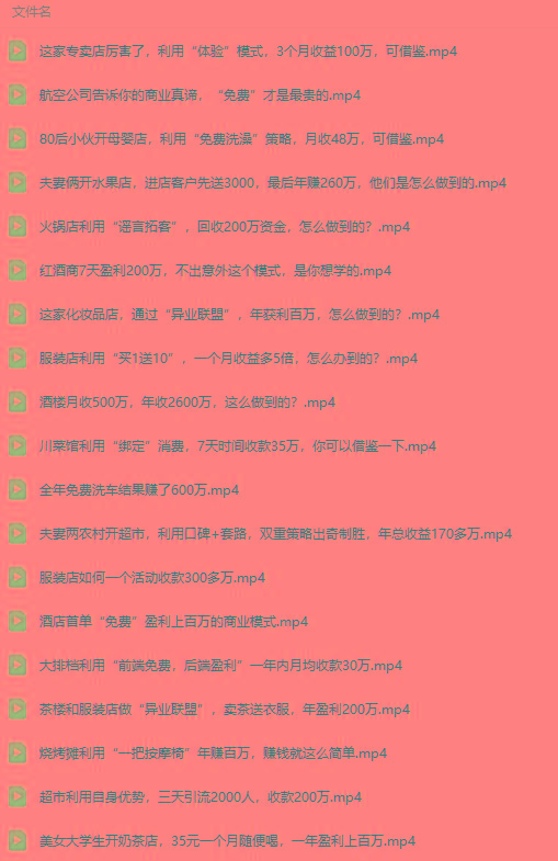 图片[5]-(9607期)真实有效391套商业模式，年入几十到几百万案例解析(电子书+视频+图文)-蜜桃网创