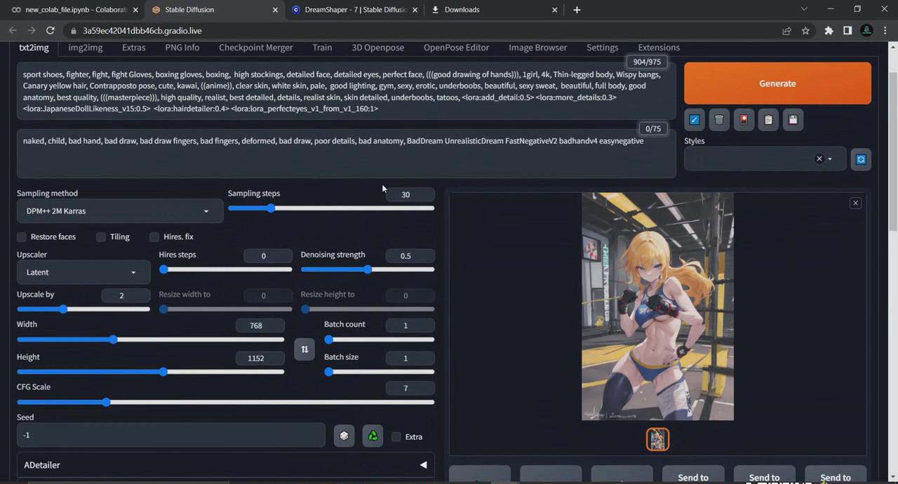 图片[4]-利用Stable Diffusion创建动漫艺术图像使用AI绘画赚钱-中英字幕-蜜桃网创