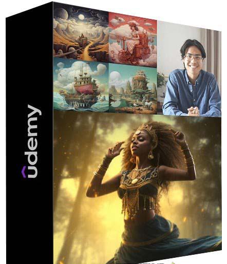 MidjourneyAI绘画艺术生成的大师级写作提示指南教程-8节视频课-中英字幕-蜜桃网创