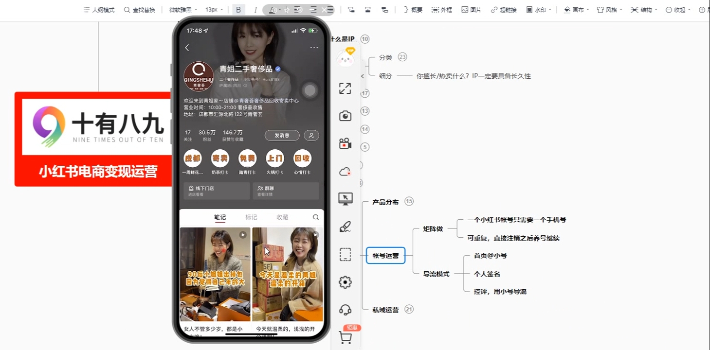 十有八九学院·新手如何从0-1玩转红薯店铺-蜜桃网创