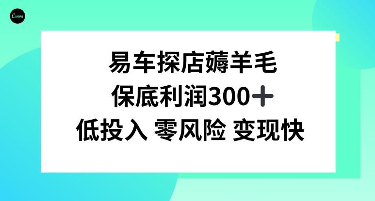 易车APP首页十亿补贴活动，选择到店补贴，保底利润300+-蜜桃网创