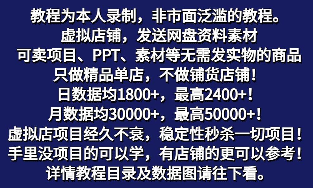 图片[2]-拼多多虚拟电商训练营月入50000+你也行，暴利稳定长久，副业首选-蜜桃网创