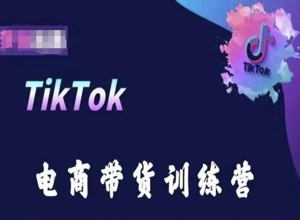TikTok电商带货训练营，跟随时代潮流，跨境掘金-蜜桃网创