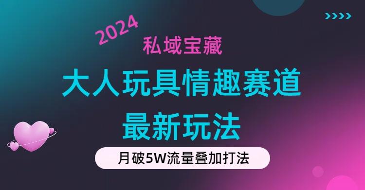私域宝藏：大人玩具情趣赛道合规新玩法，零投入，私域超高流量成单率高-蜜桃网创