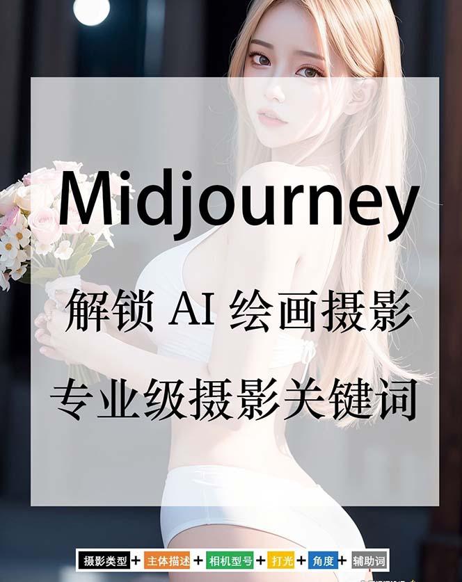 Midjourney关键词-解锁AI绘画专业级人工智能摄影关键词表-蜜桃网创