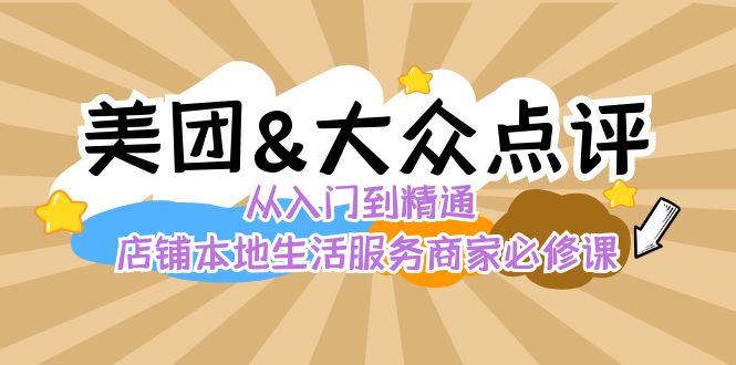 美团+大众点评 从入门到精通：店铺本地生活 流量提升 店铺运营 推广秘术 评价管理-蜜桃网创