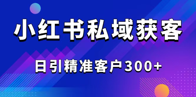 2025最新小红书平台引流获客截流自热玩法讲解，日引精准客户300+-蜜桃网创
