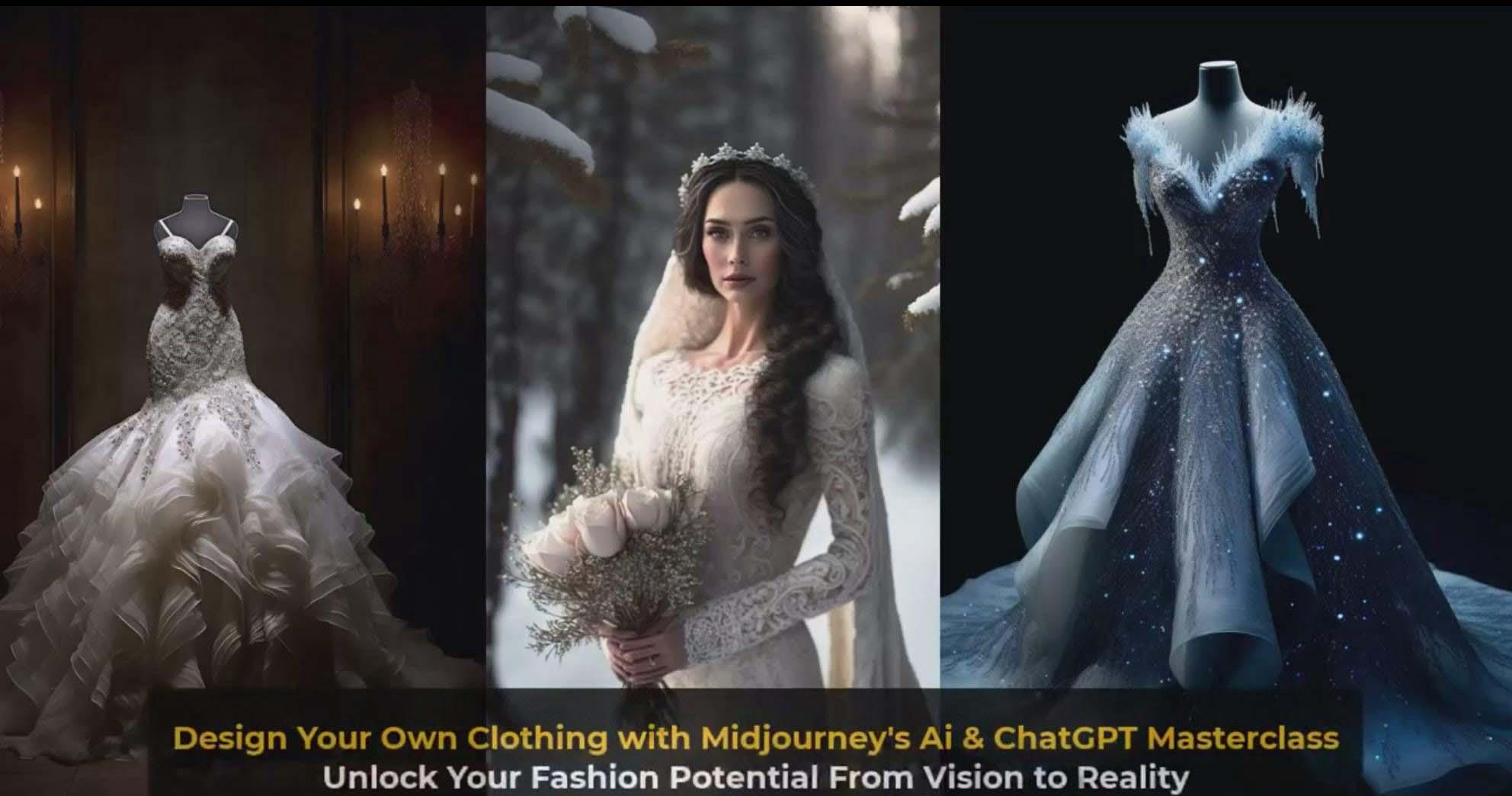 图片[7]-利用 Midjourneys Ai 人工智能设计自己的服装AI大师班-10节课-中英字幕-蜜桃网创